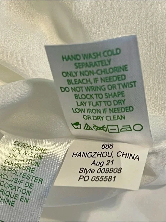 Lilly Pulitzer Averi Lace Dress Size 10 White Coconut Long Sleeve NWT - Picture 8 of 9